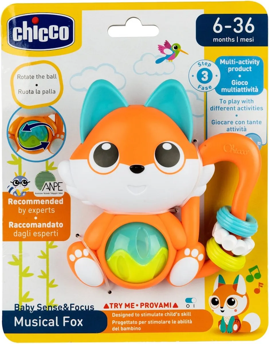 Chicco Vos Elektrische Rammelaar - Multicolor - afbeelding 3 van 5