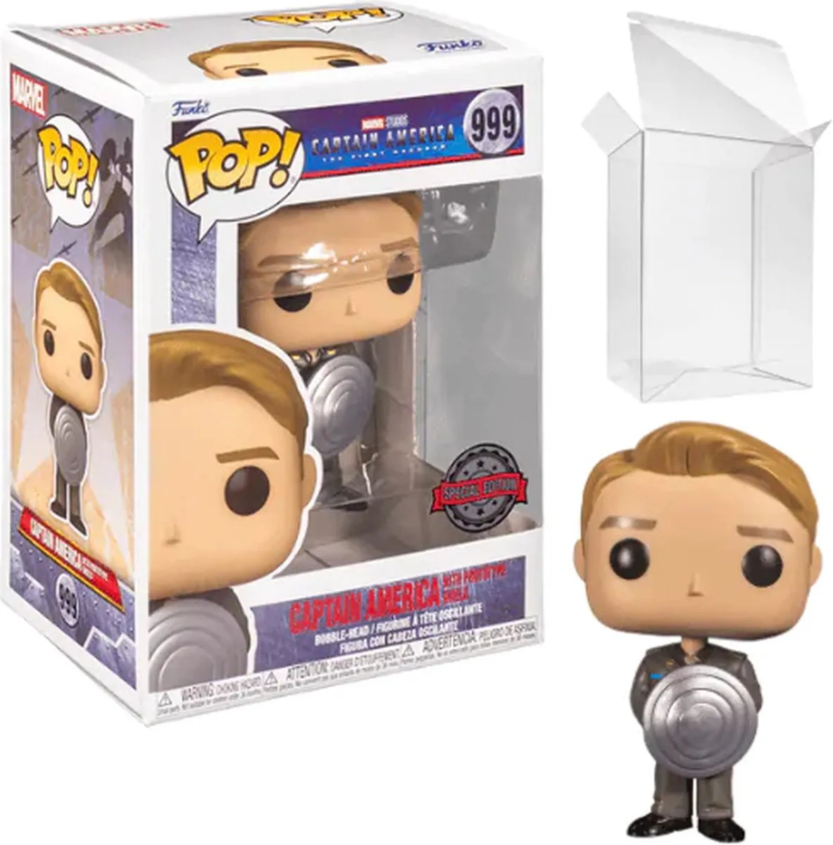 Funko Pop! Marvel Captain America Prototype Shield #999 - Multi