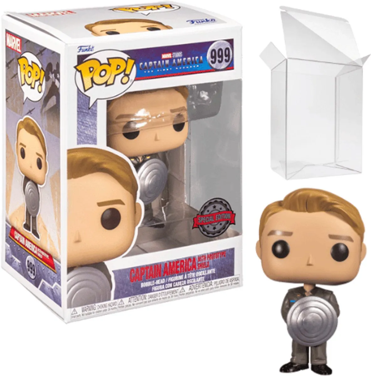 Funko Pop! Marvel Captain America Prototype Shield #999