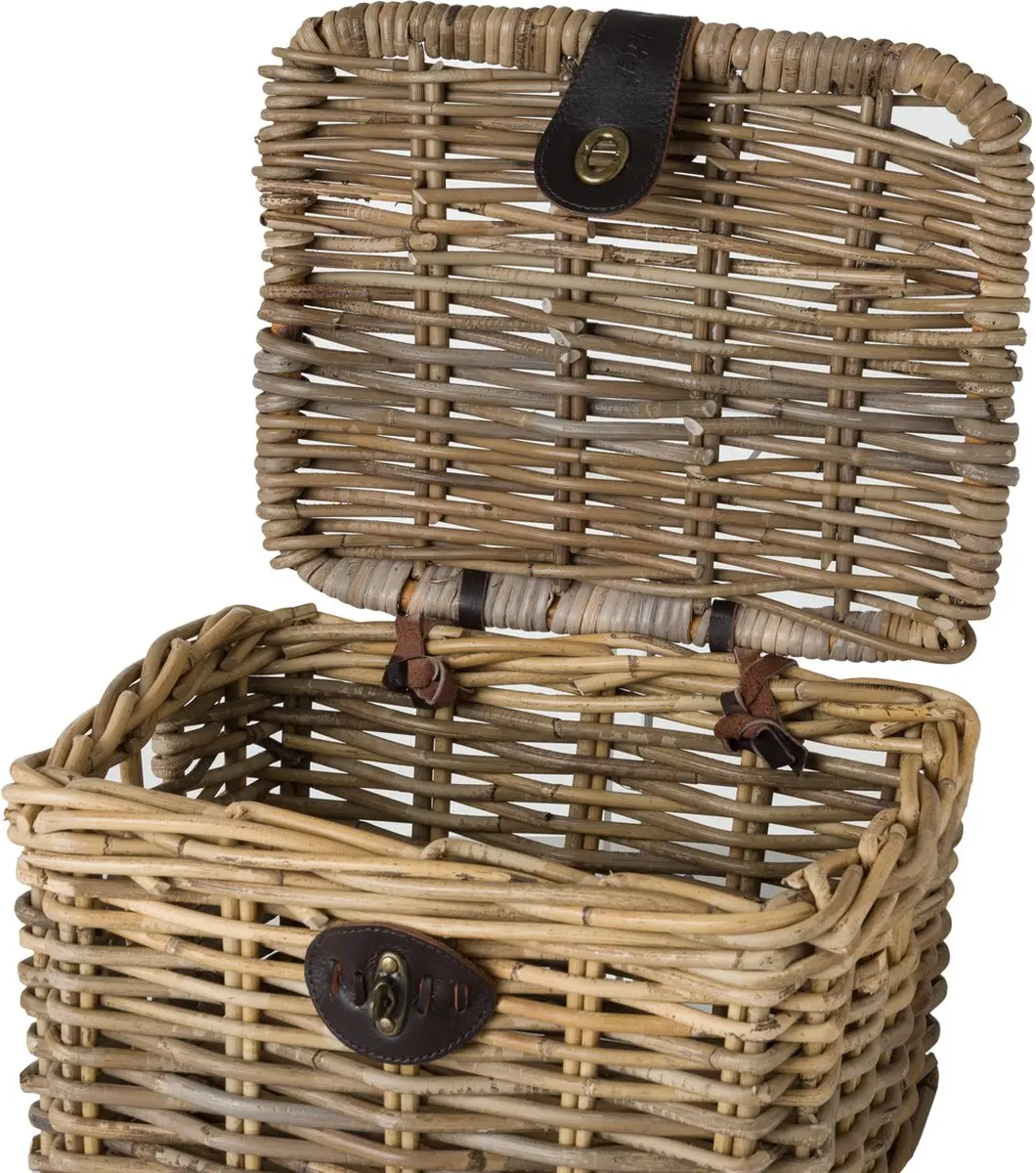 FastRider Sera Rotan Fietsmand - 8L - Naturel - afbeelding 6 van 6