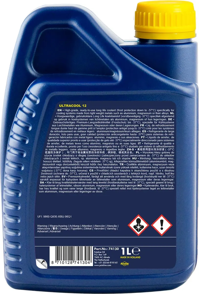 Putoline Ultracool 12 -40°C Koelvloeistof 1L