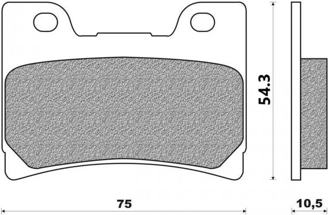 Plaquette de frein Brembo pour Moto Yamaha 1000 Fzr Exup 1990 à 1991 AV Neuf