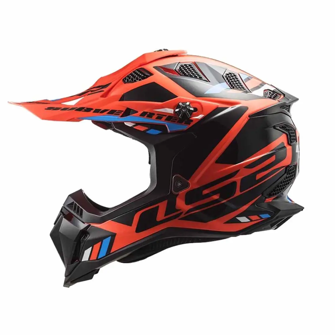 LS2 MX700 Subverter Stomp Fluo Helm - 3XL - Oranje/Zwart