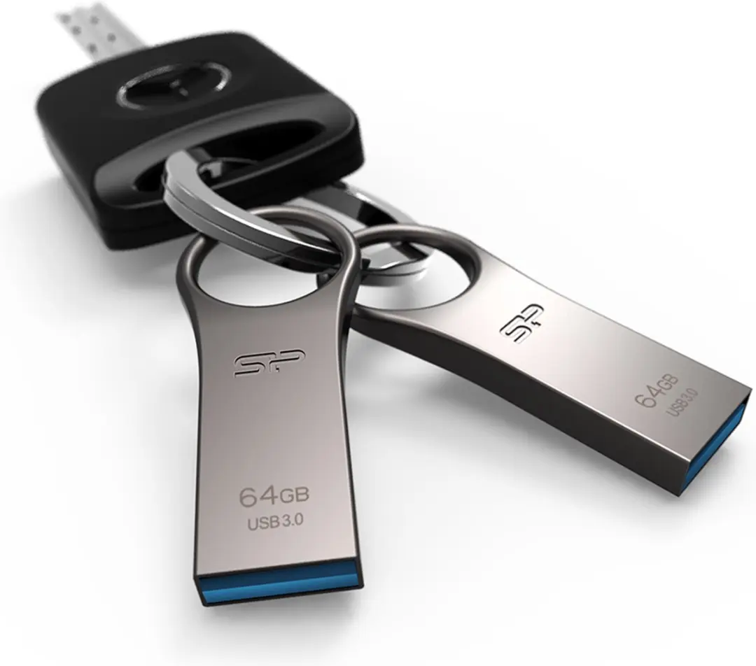 Silicon Power Jewel J80 USB-stick 64GB - Titanium