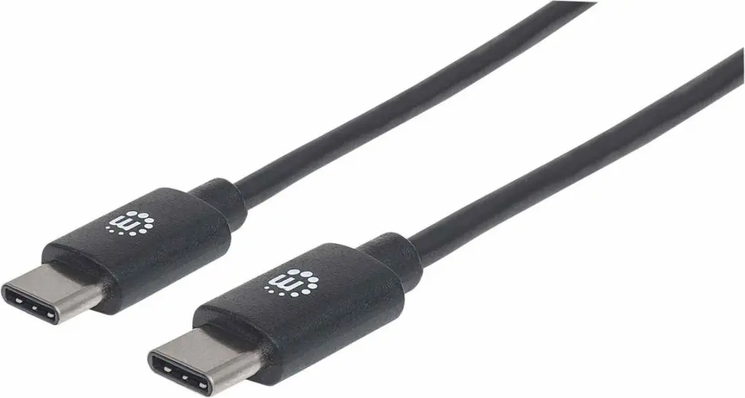 Manhattan 353342 USB-kabel 1 m USB 2.0 USB C Zwart