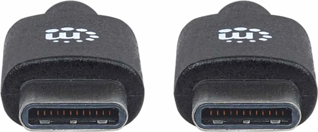 Manhattan 353342 USB-C Kabel 1m - Zwart - afbeelding 3 van 5