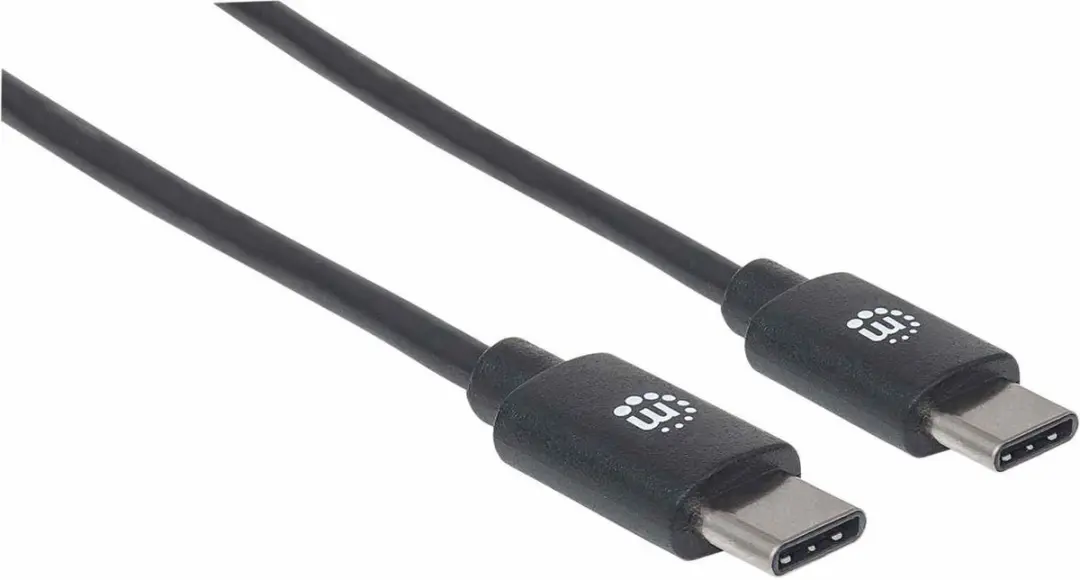 Manhattan 353342 USB-C Kabel 1m - Zwart - afbeelding 2 van 5