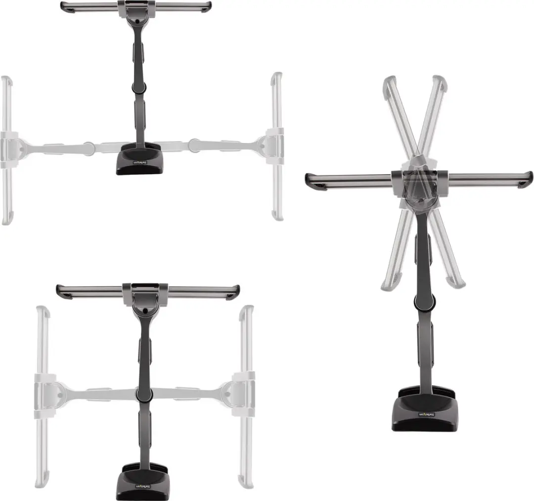 Startech TV-WALL-MOUNT-65FS Draaibare TV Beugel 26-65" - 45kg - Zwart/Zilver - afbeelding 3 van 6