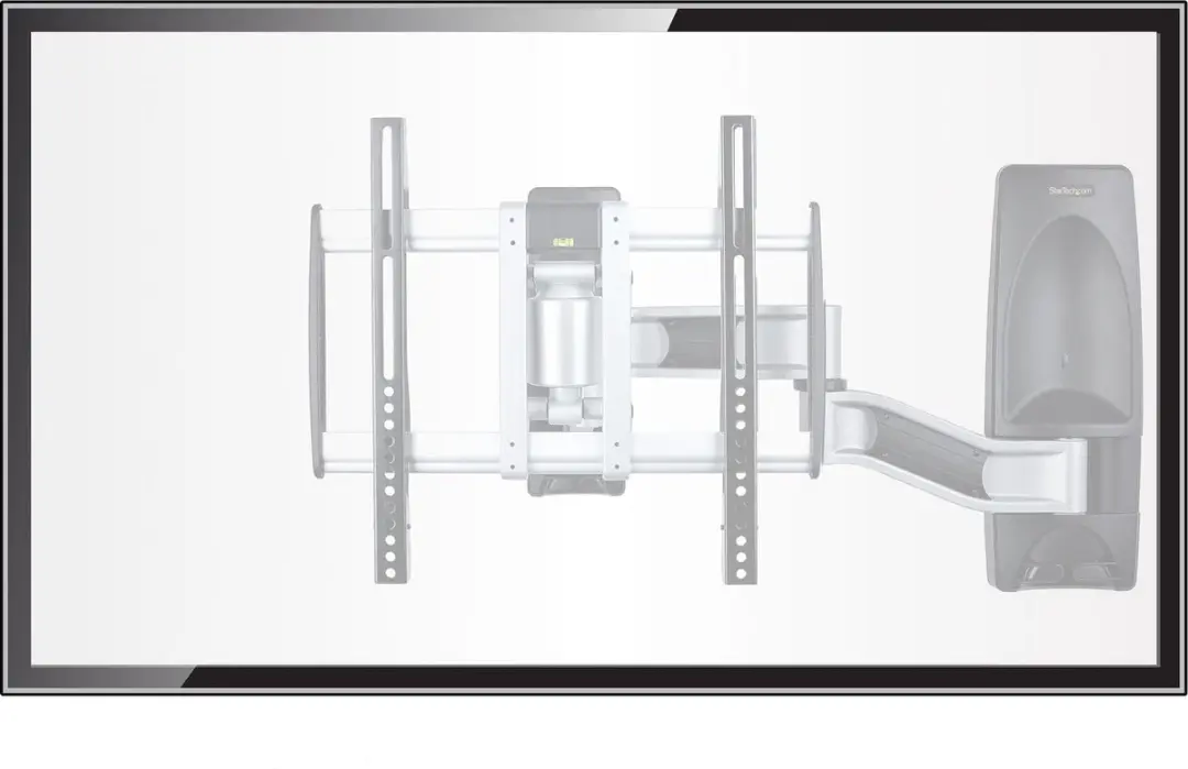 Startech TV-WALL-MOUNT-65FS Draaibare TV Beugel 26-65" - 45kg - Zwart/Zilver - afbeelding 6 van 6