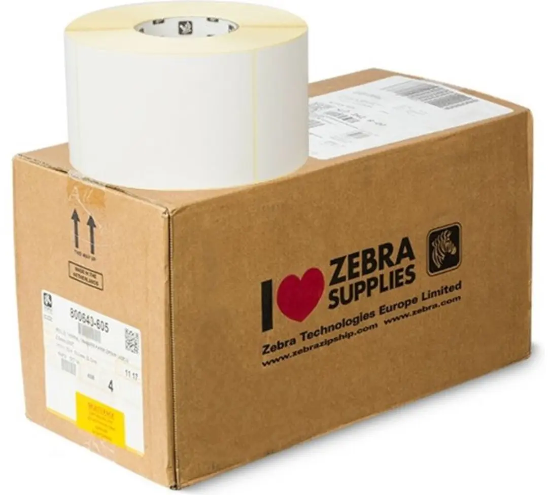 Zebra 800640-605 Printerlabels - Wit
