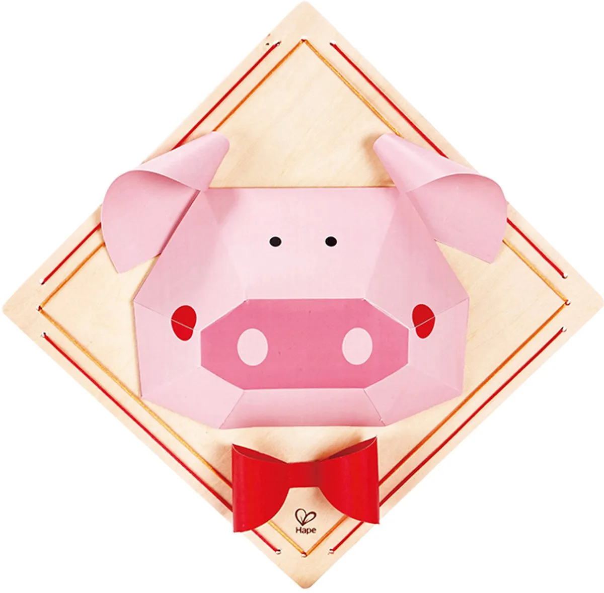 Hape Maskerset Biggetje - Roze - afbeelding 2 van 4