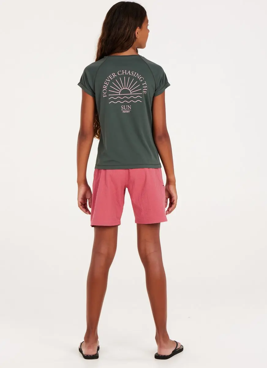 Protest Prtreshma Jr UV-shirt Meisjes 104 - Hunter Green