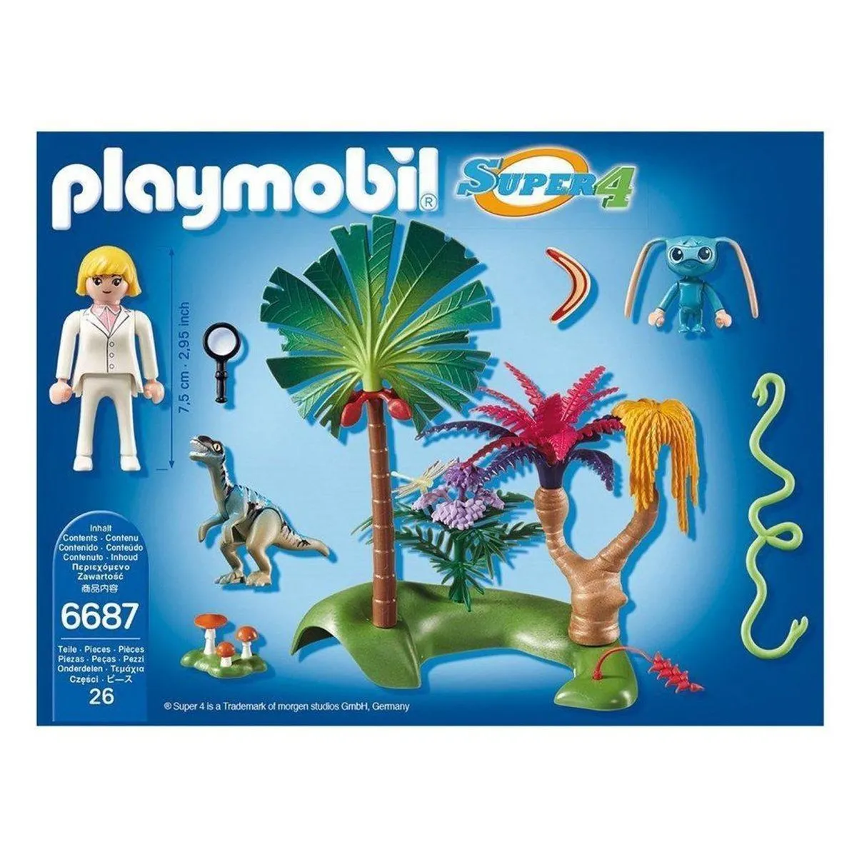 Playmobil Verlaten Wereld 6687 - Alien & Raptor - Multicolor