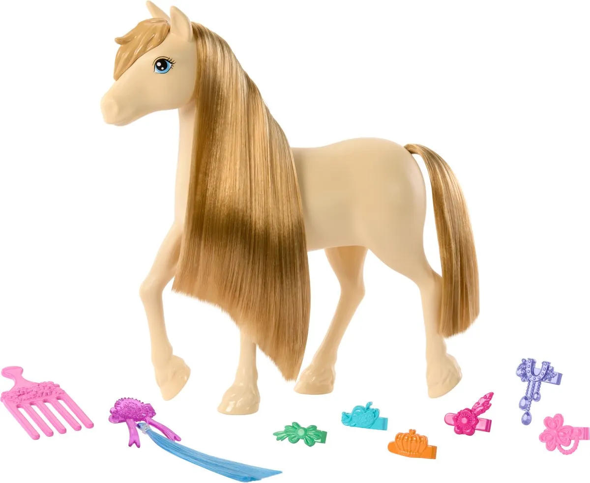 Barbie Mysteries The Great Horse Chase Paard Tornado HXJ36 - afbeelding 6 van 6