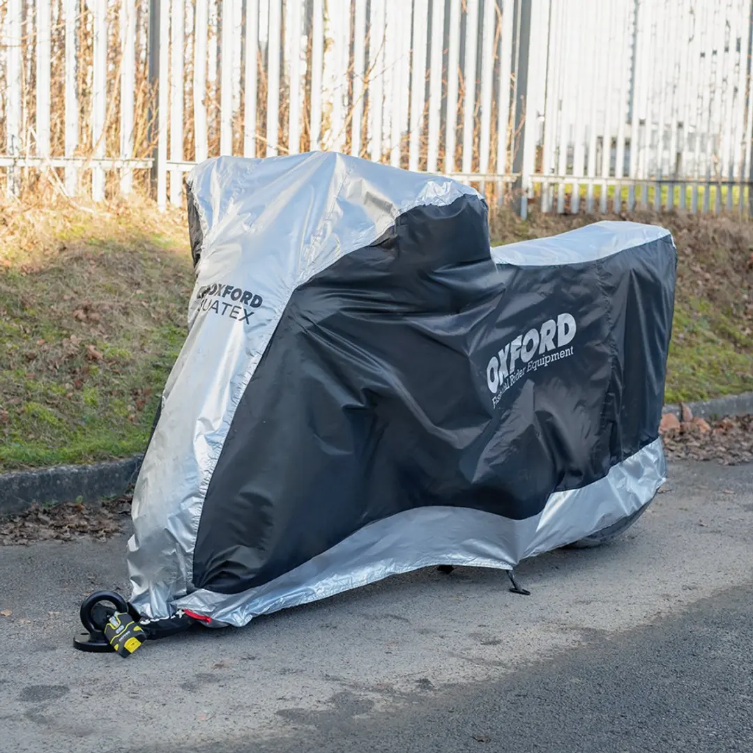 Oxford Aquatex Scooterhoes CV200 - Zilvergrijs/Zwart - Maat S
