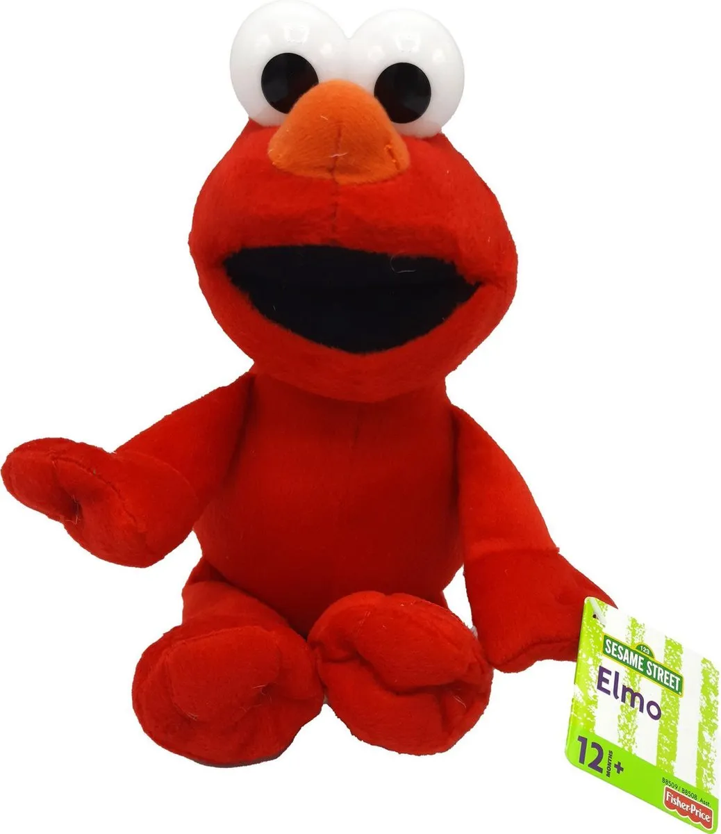 Fisher Price Sesamstraat Knuffelvoordeelset Elmo & Koekiemonster - 28/30 cm