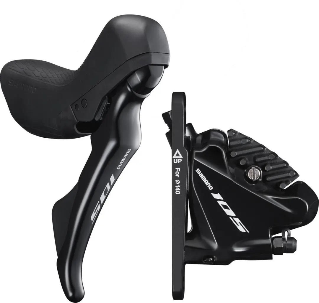 Shimano Schijfremset 105 St-m7025 Links Voor 3 Vinger Zwart
