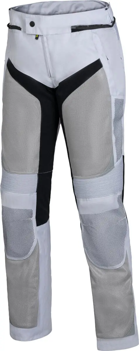IXS Trigonis-Air Light Grijs Zwart Textiele Motorbroek