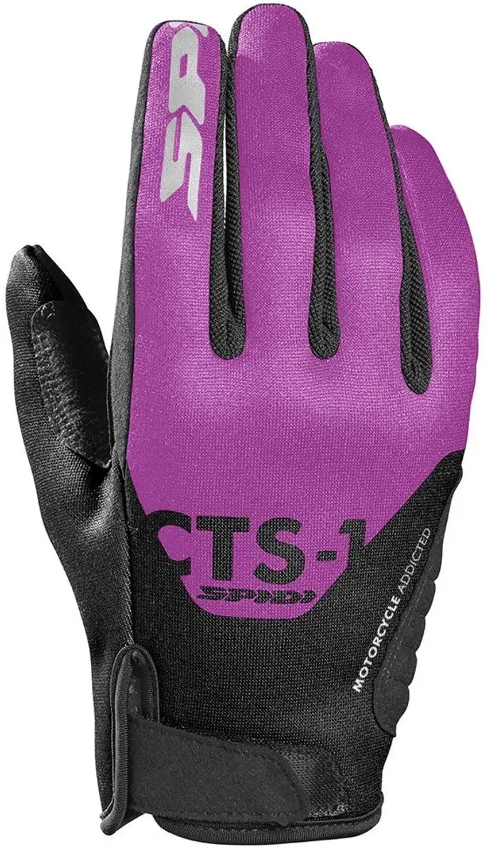 Spidi CTS-1 Dameshandschoenen - M - Zwart/Paars