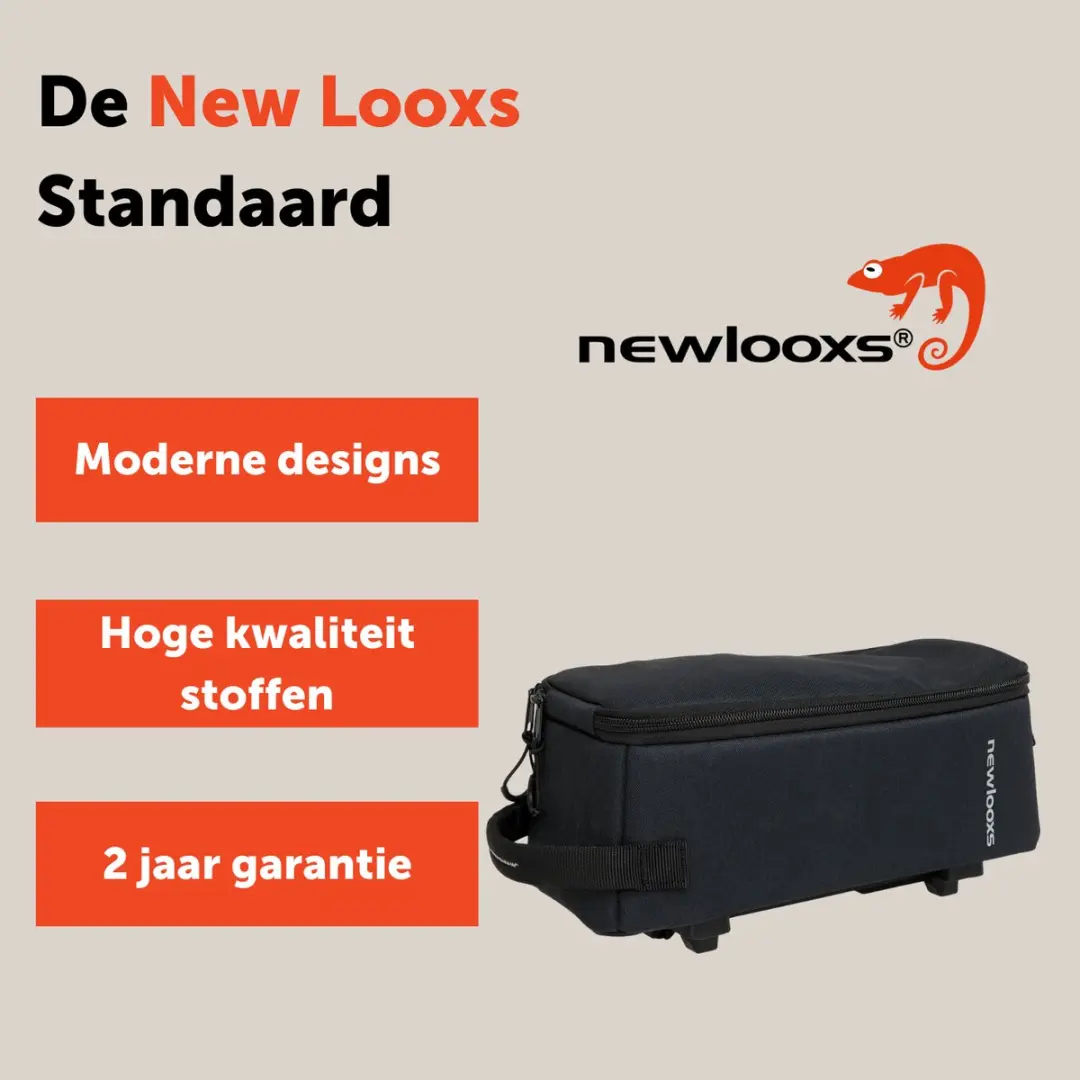 New Looxs Sports Trunkbag Lock Racktime 2.0 4,5L - afbeelding 6 van 6