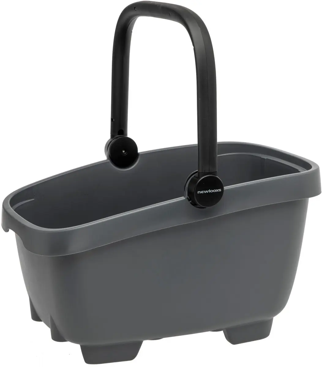 New Looxs Clipper Fietsmand Hond 28L - Antraciet