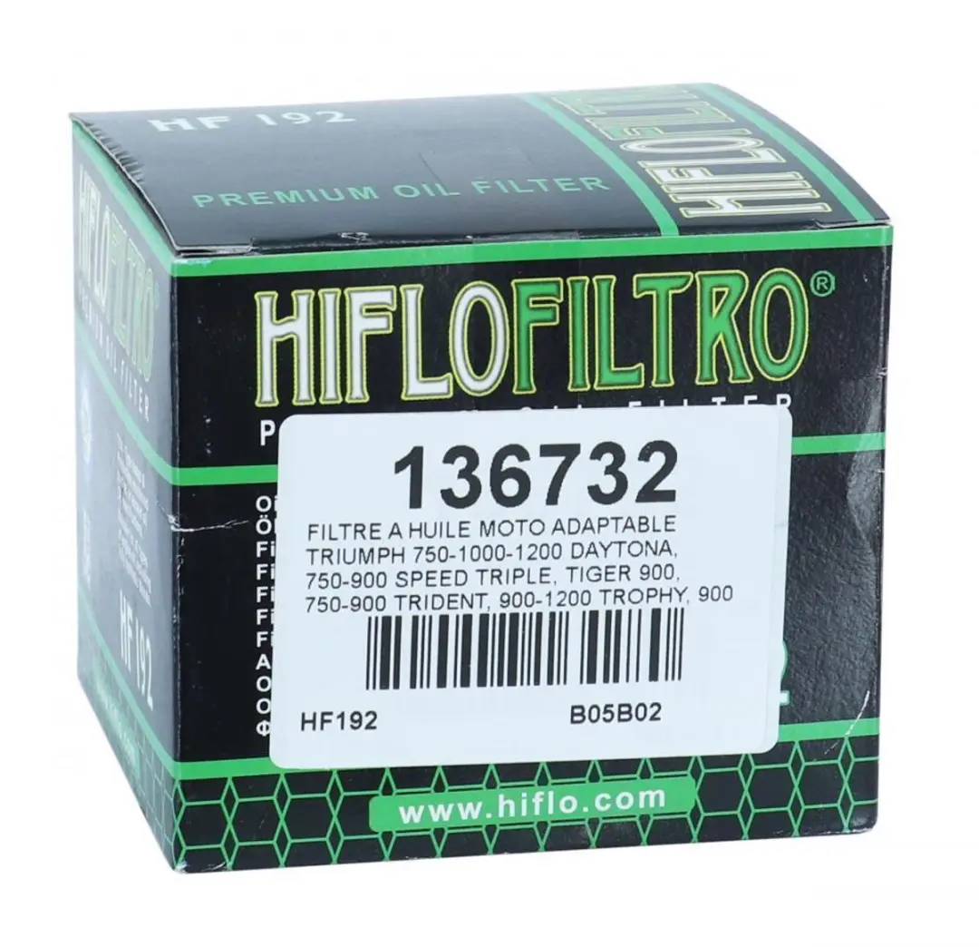 HifloFiltro HF192 Oliefilter - Triumph 900 Sprint - afbeelding 3 van 6