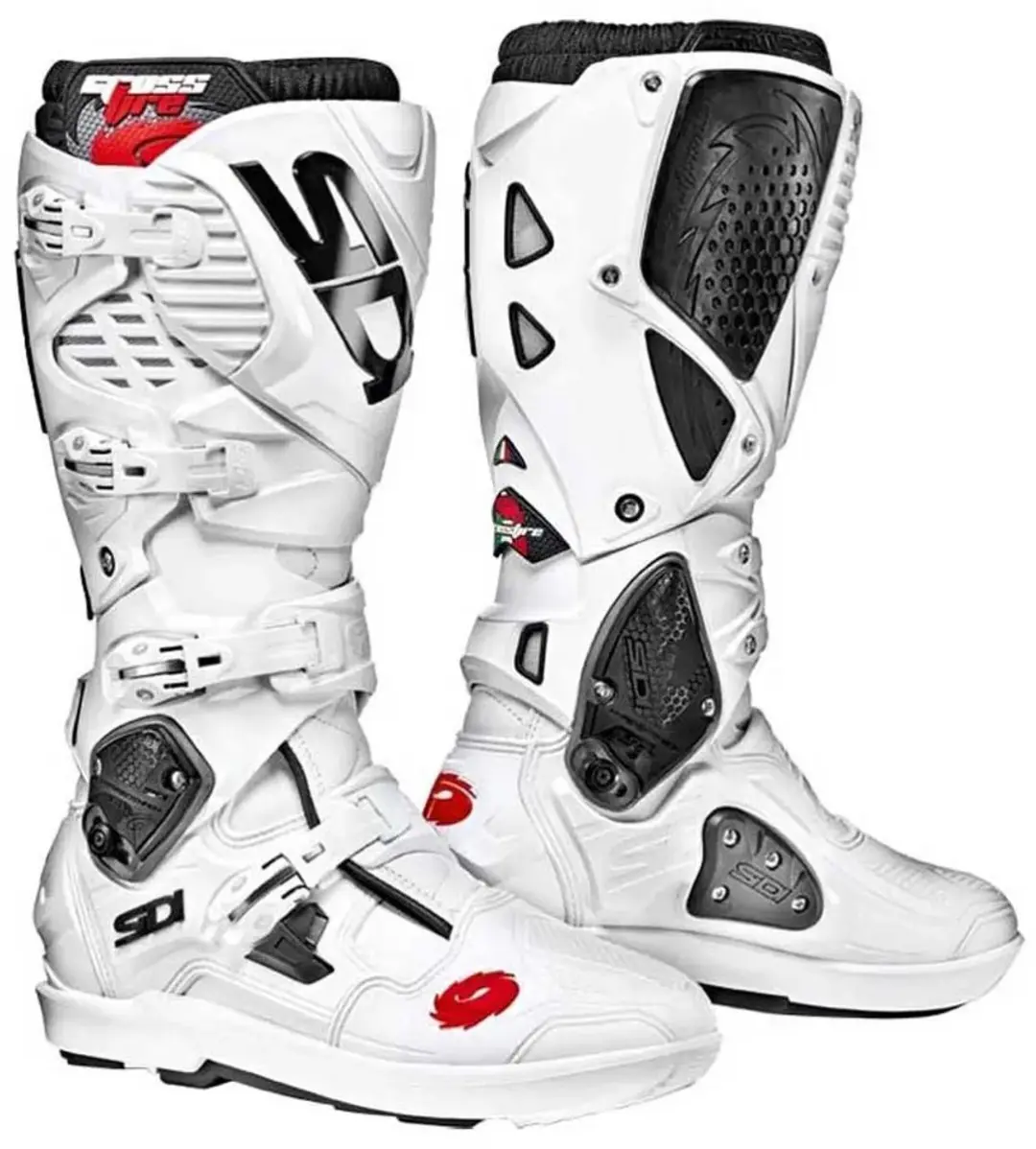 Sidi Crossfire 3 SRS Crosslaarzen - Wit - Maat 42