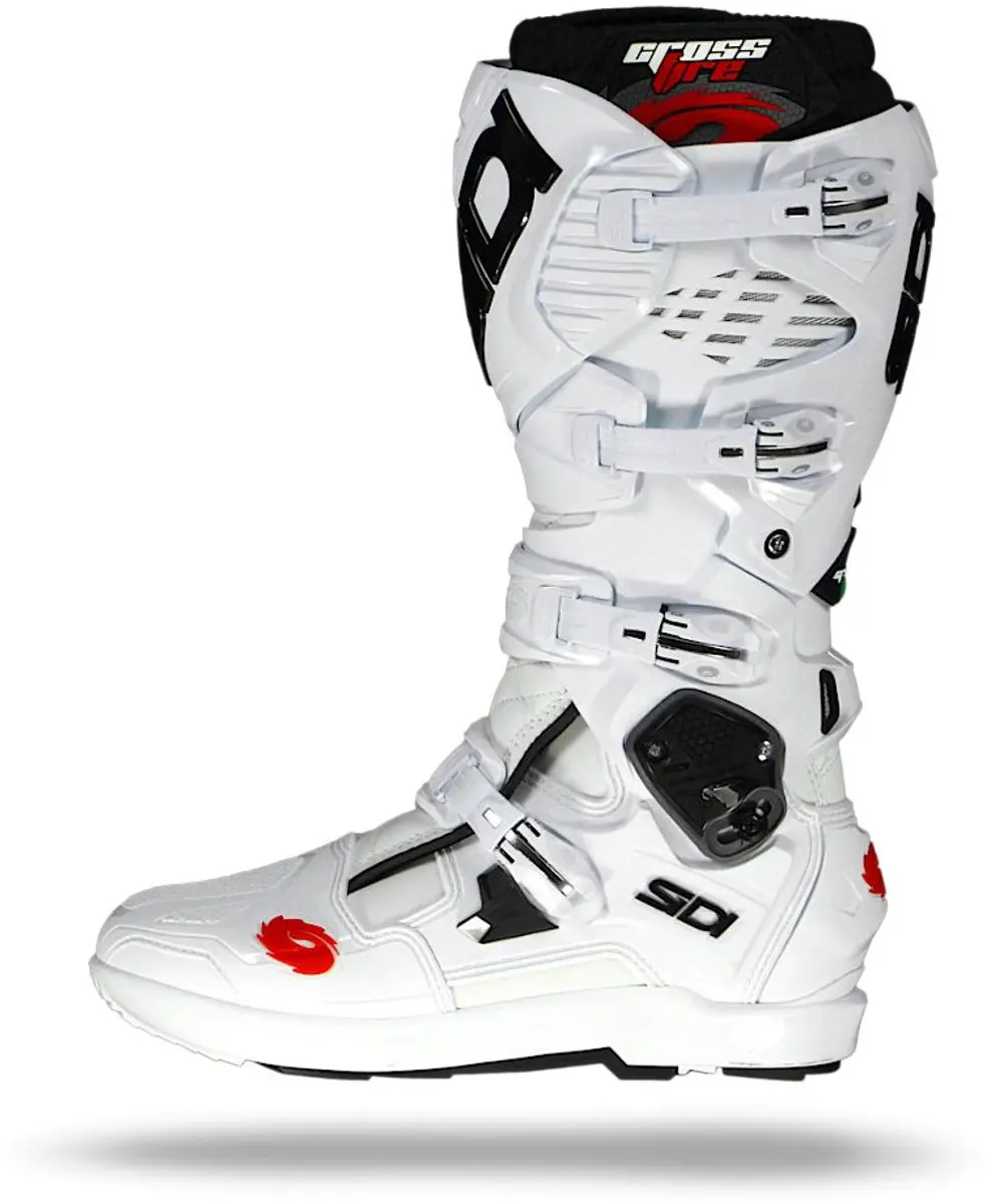 Sidi Crossfire 3 SRS Crosslaarzen - Wit - Maat 42