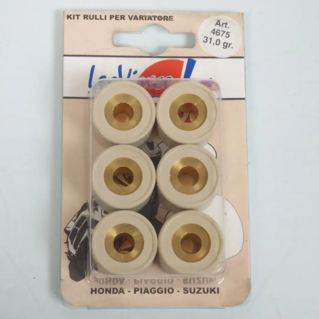Galet rouleau de variateur Leovince pour scooter Piaggio 250 Hexagon 2001 à 201
