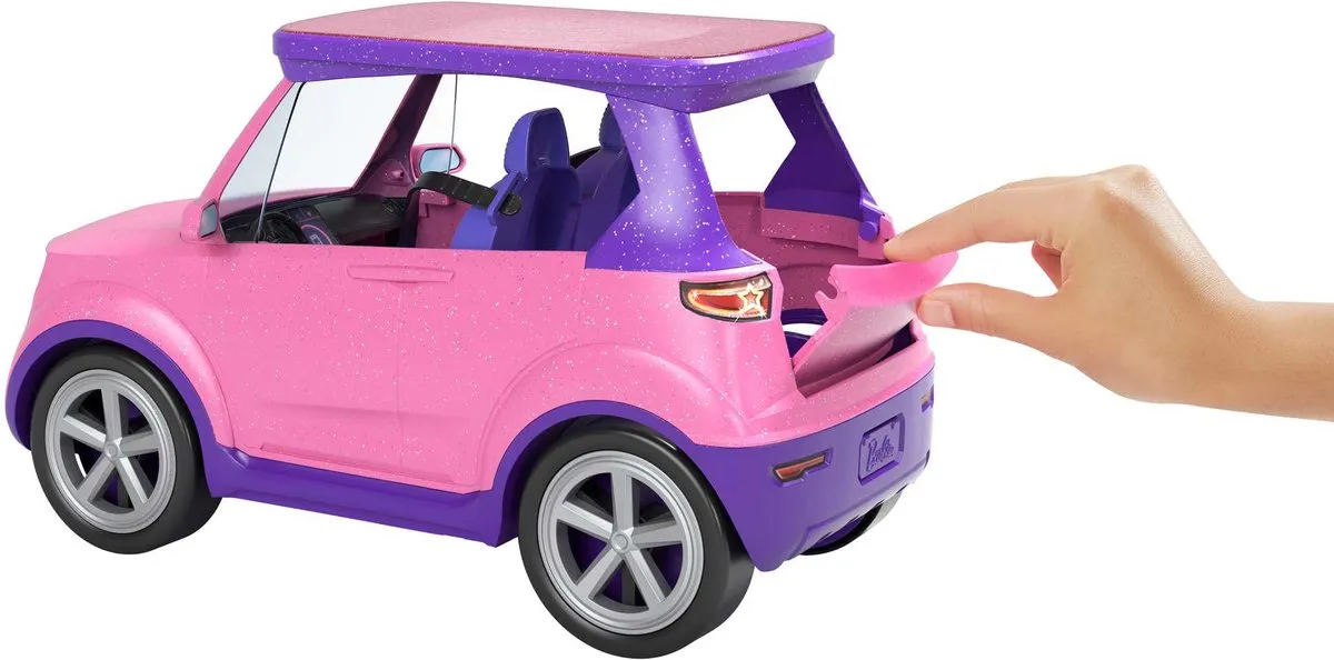 Barbie Big City Big Dreams Auto GYJ25 - Roze - afbeelding 6 van 6