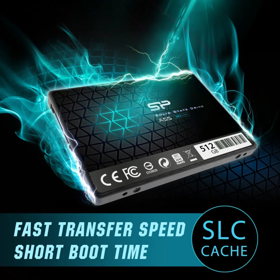 Silicon Power Ace A55 SP512GBSS3A55S25 SSD 512GB - 2,5" SATA III