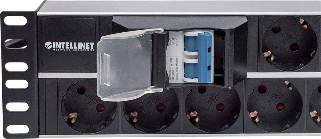 Intellinet 714051 19 inch Patchkaststekkerdoos 15x - 2 HE - Zwart