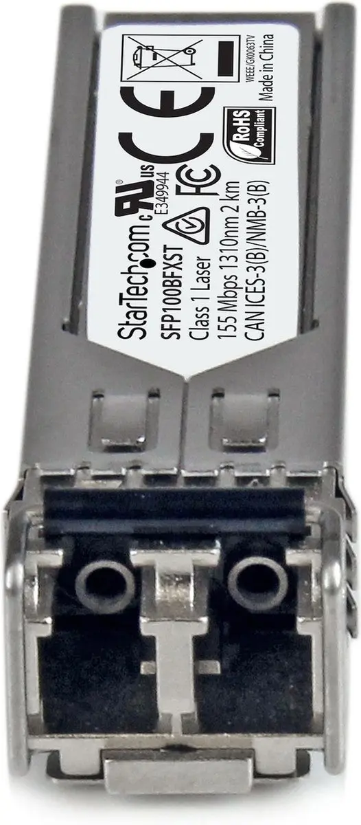 Startech MSA 100Base-FX SFP MM LC Transceiver 2km - Metaal - afbeelding 2 van 5