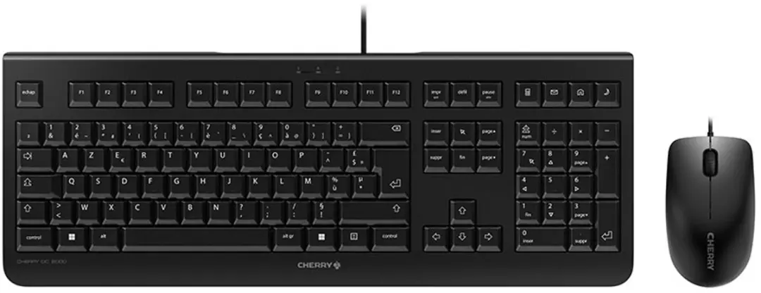 Cherry DC 2000 JD-0800FR-2 Toetsenbord met Muis - 3 Knoppen - Zwart - afbeelding 4 van 6