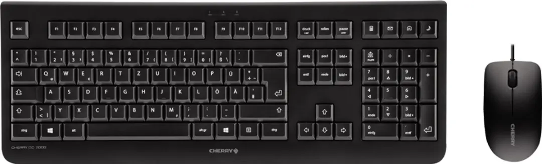 Cherry DC 2000 JD-0800FR-2 Toetsenbord met Muis - 3 Knoppen - Zwart - afbeelding 6 van 6