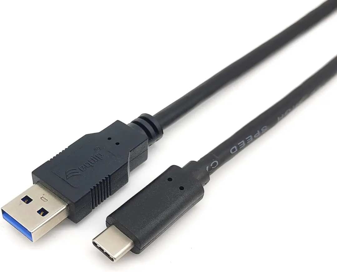 USB-kabel 2 meter USB 3.2 Gen 1 (3.1 Gen 1) USB A USB C Zwart