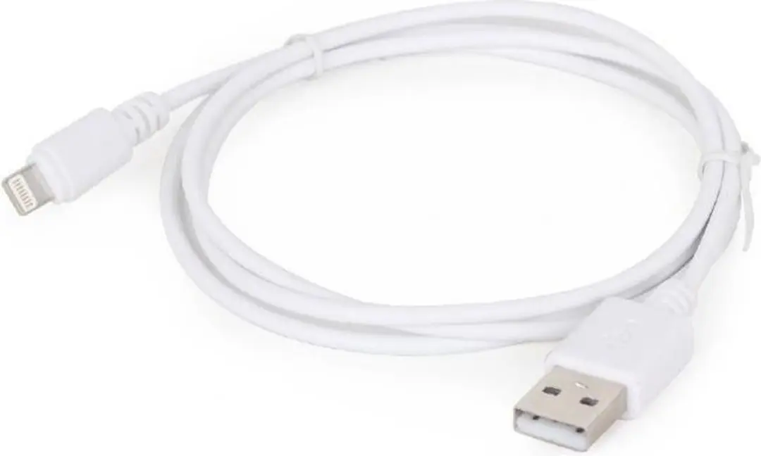 Cablexpert 8-pins USB-kabel Wit 1m
