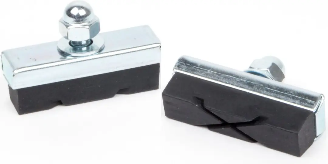 Elvedes Caliper Velgremblokjes X-Groove 40mm - Zwart/Zilver