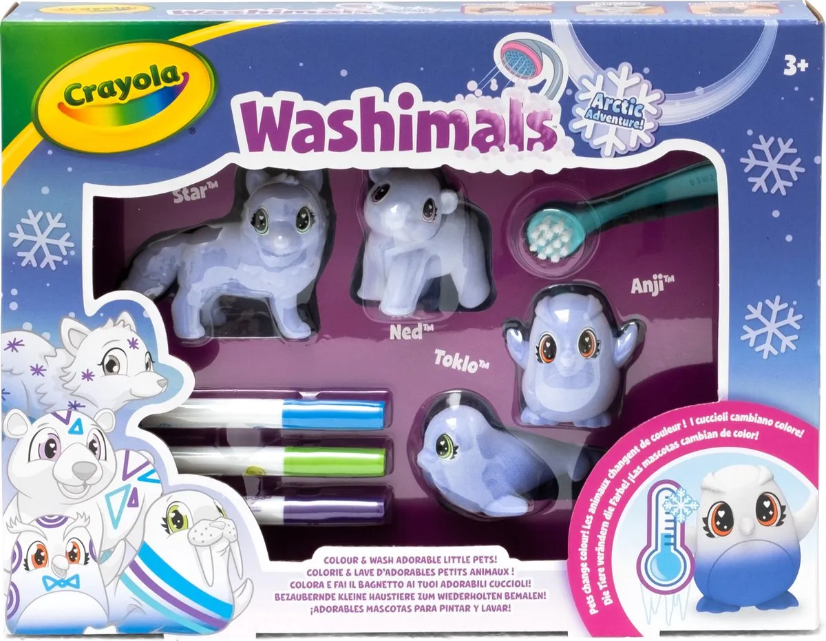 Crayola Washimals Hobbypakket Arctic Adventure - Veelkleurig