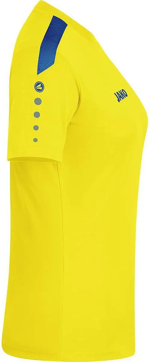 JAKO Power Shirt Dames Korte Mouw - Maat 34 Geel