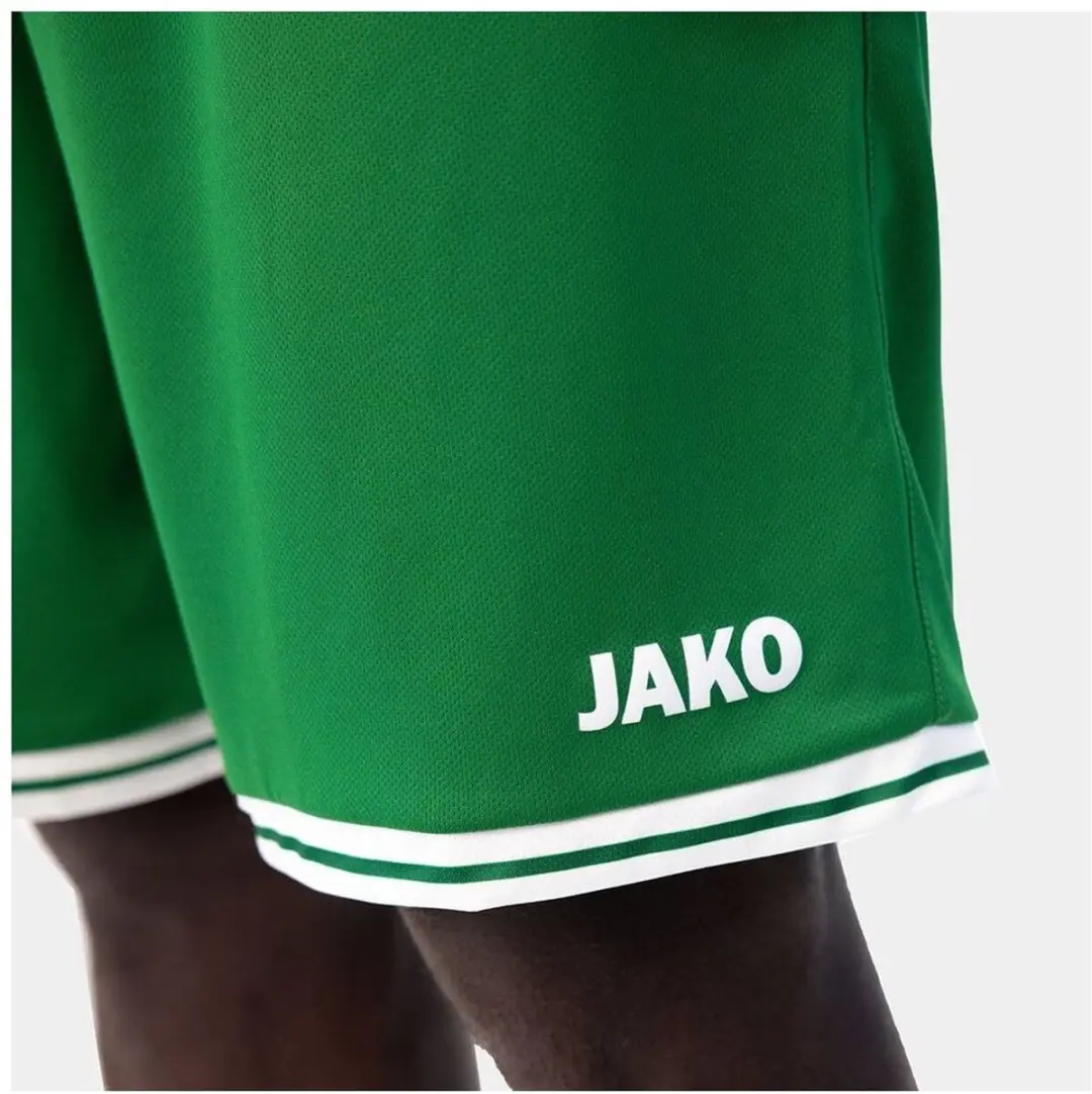 Jako Center 2.0 Basketbalshort Heren XXL - Wit/Sportgroen