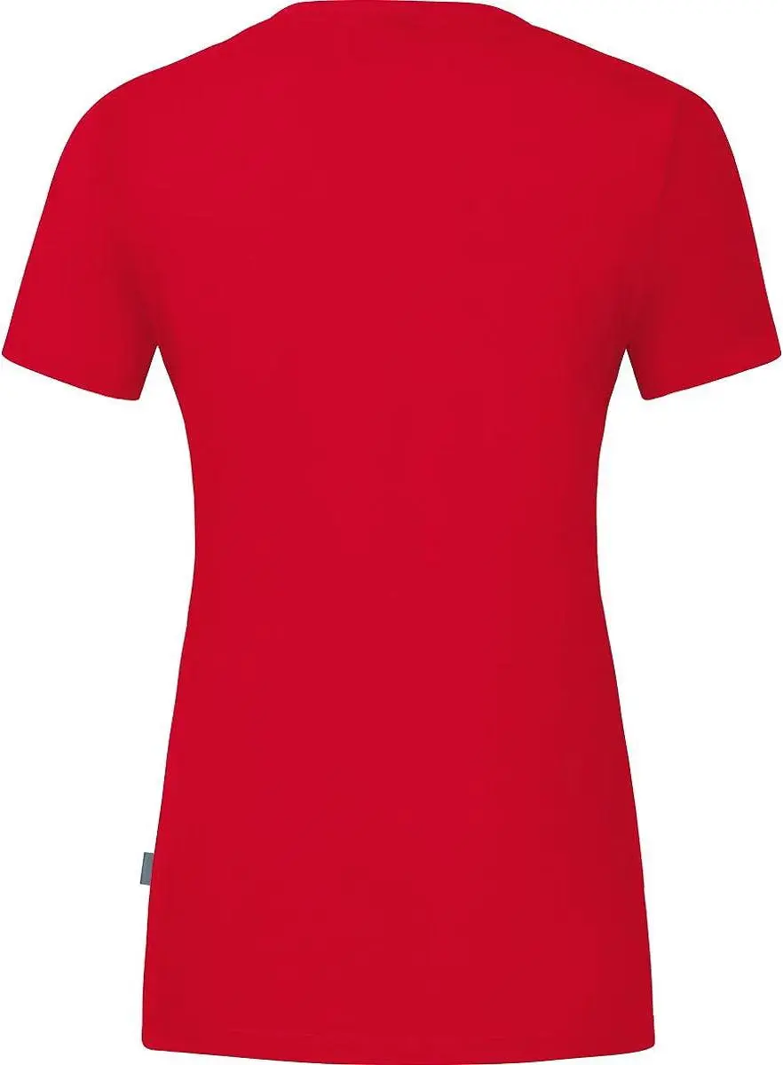 JAKO Organic T-Shirt Dames - Rood Maat 38