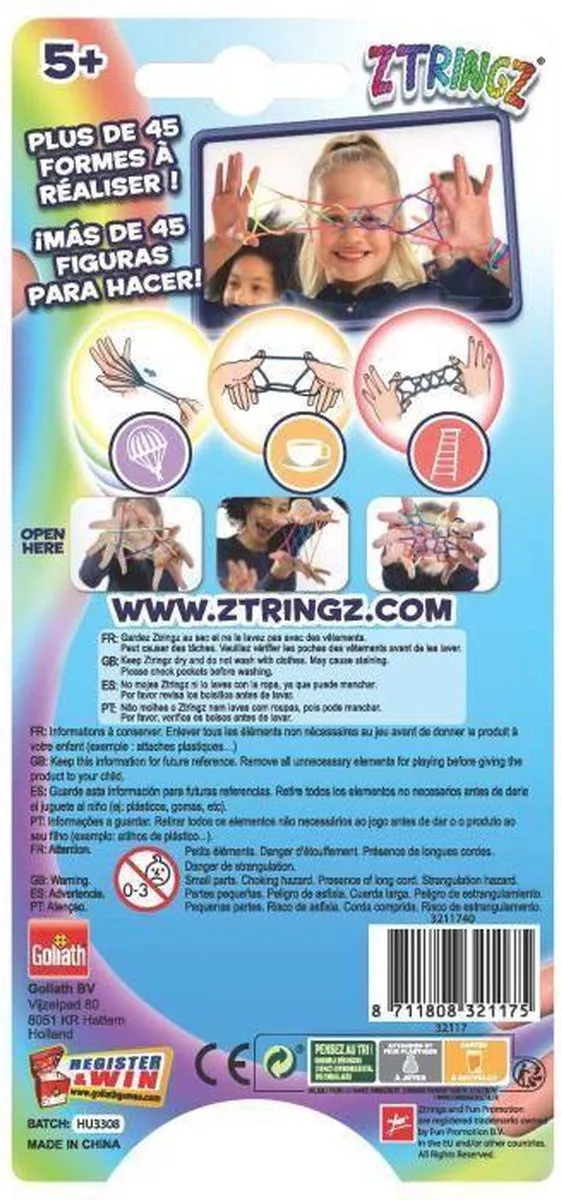 Goliath Ztringz Regenboog Touw Knutselset - 1 Stuk