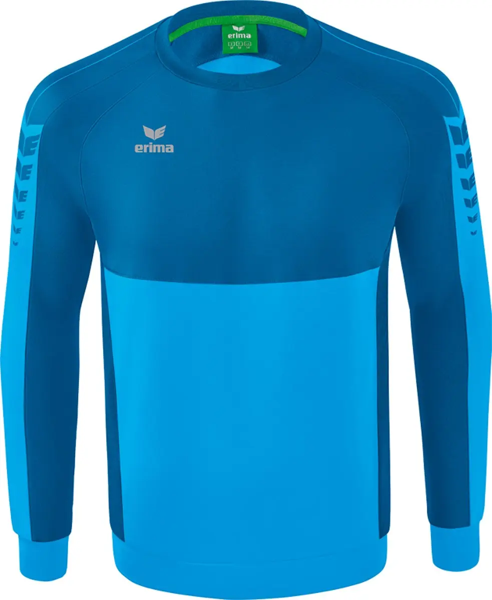 Erima Six Wings Sweatshirt Heren - S - Lichtblauw