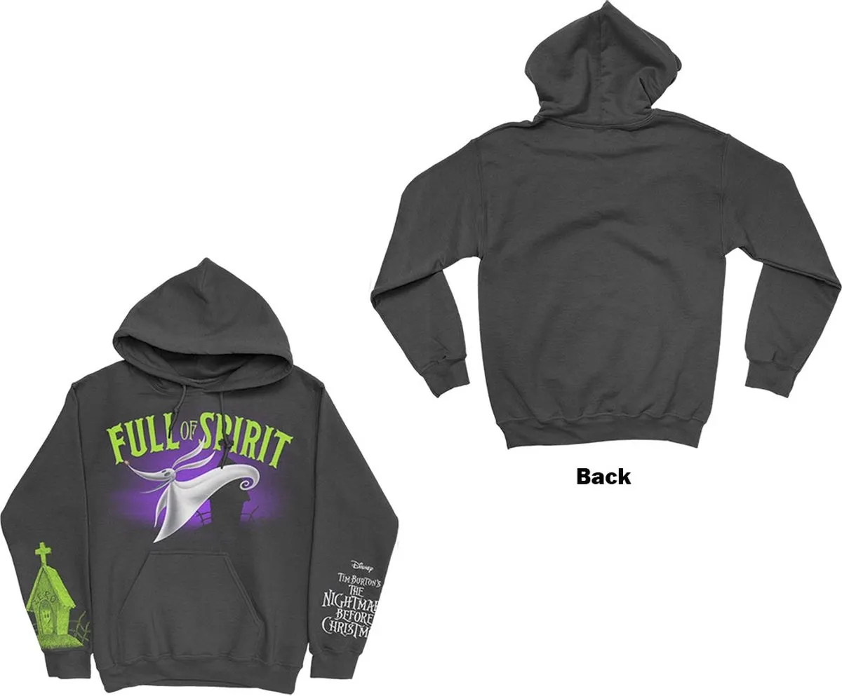 Disney The Nightmare Before Christmas Full Of Spirit Hoodie - XL - Zwart