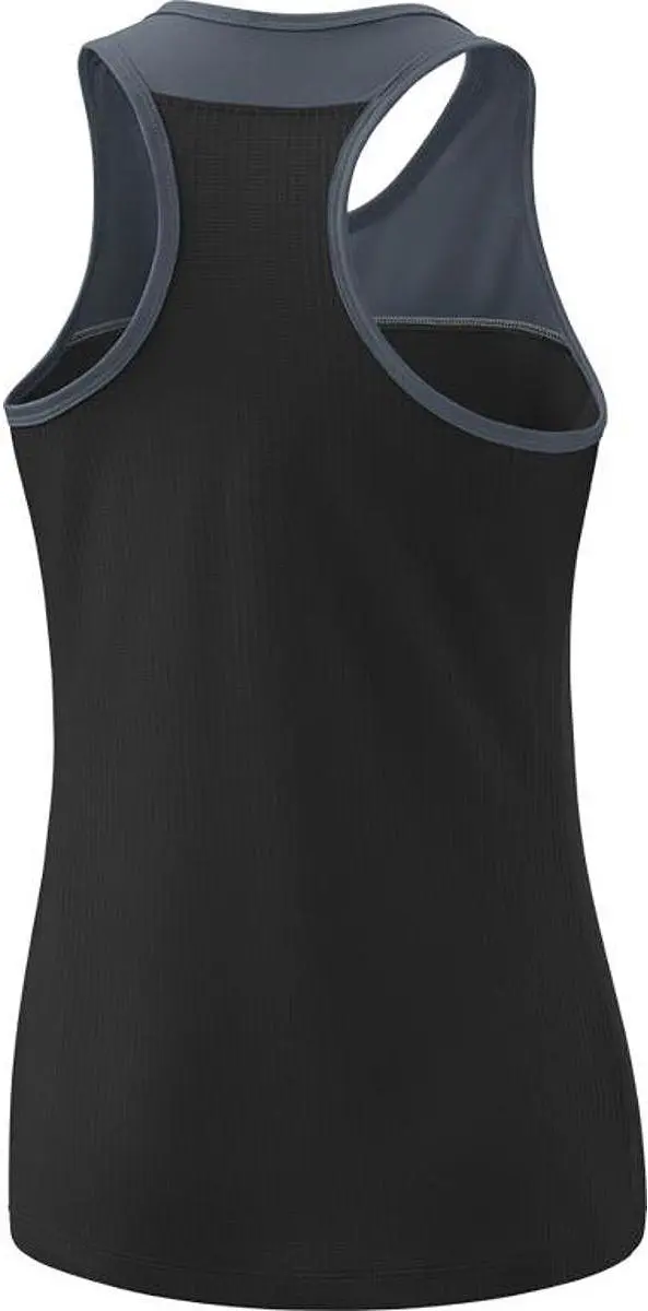 Erima Change Tanktop Dames - 36 - Zwart/Grijs/Wit