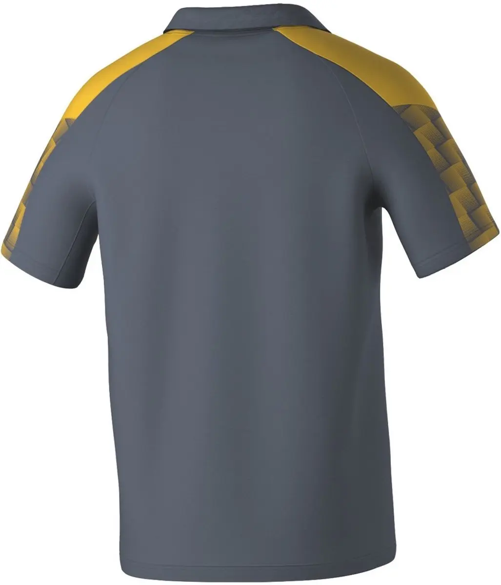 Erima Evo Star Polo Heren M - Grijs/Geel