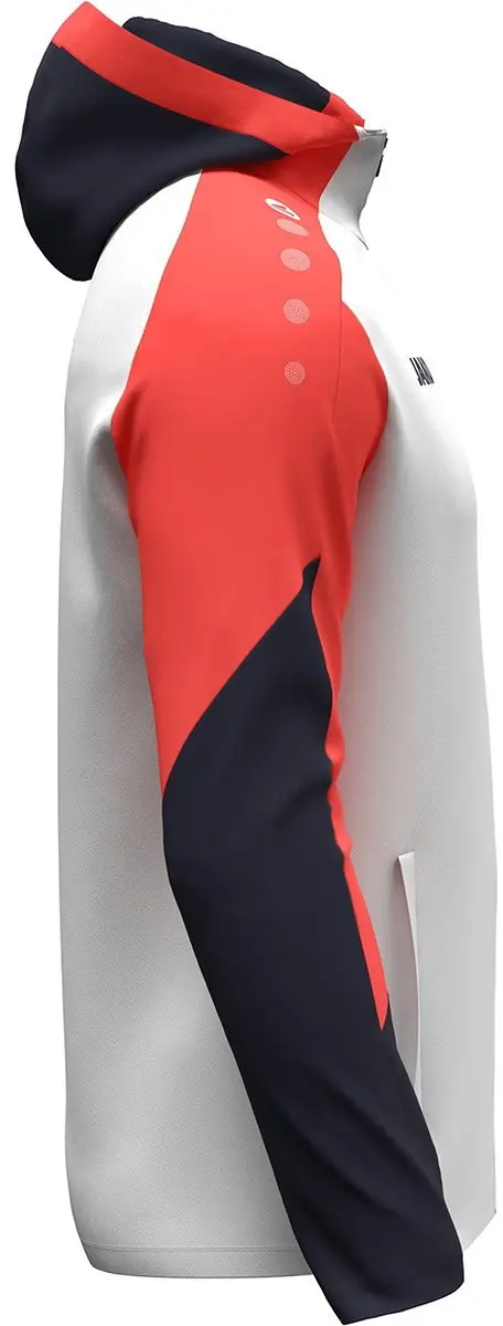 Jako Dynamic Jas Dames - XL - Wit/Koraal/Marine