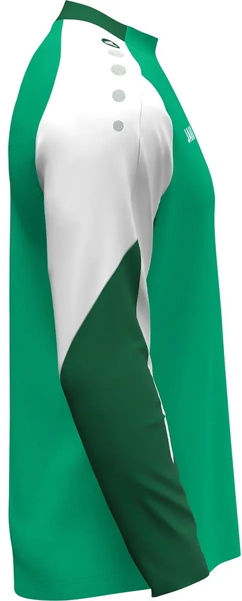 JAKO Dynamic Longsleeve Kinderen 128 - Groen/Wit/Donkergroen