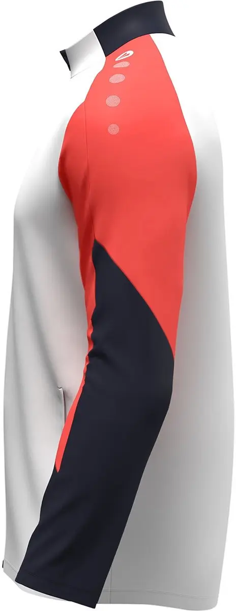 Jako Dynamic Polyestervest Heren S - Wit/Koraal/Marine